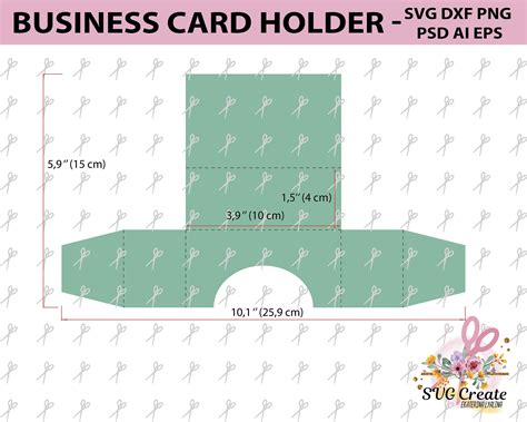 business card holder template printable.